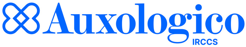 marchio logotipo auxologico IRCCS blue